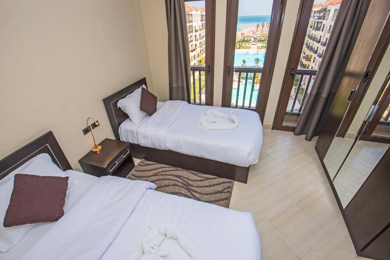 Premium Sea View 2 Bedrooms 2 Bathrooms Apartment Located Within Gravity Hotel & Aquapark ฮูร์กาดา ภายนอก รูปภาพ